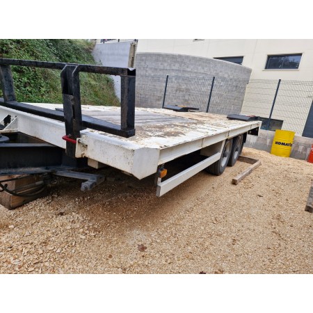 Remorque Gourdon porte engins PEB PEB 111  2 essieux