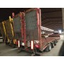 Semi remorque Castera porte engins Castera SREM PE 3 Ess. 1 suiveur Treuil + Table élévatrice 3 essieux