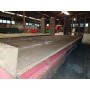Semi remorque Castera porte engins Castera SREM PE 3 Ess. 1 suiveur Treuil + Table élévatrice 3 essieux