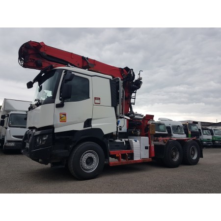 Camion Grumier Renault K-Series 520 Gazoil Grue