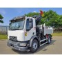 Camion Renault benne D-Series 4x2 Euro 6 grue