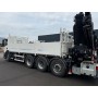 SCANIA – P 460 ch – Tridem – Plateau et grue Eiffer/Hiab 265/6S