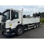 SCANIA – P 460 ch – Tridem – Plateau et grue Eiffer/Hiab 265/6S