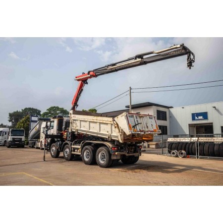 Camion régulier VOLVO FMX 460 + grue/grue 19ton/m-3xhydr.