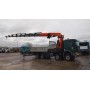 Camion Mercedes plateau standard Actros 4150 8x8 GRUE PALFINGER Euro 3