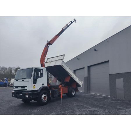 Iveco Eurotech 190 E27 - TIPPER + CRANE FASSI - 350 250KM 4x2